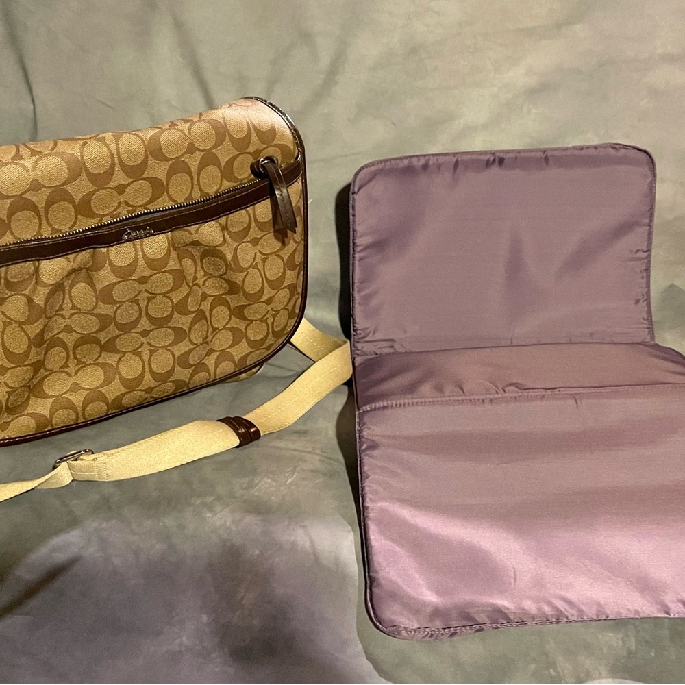 Coach Signature Messenger Diaper Bag